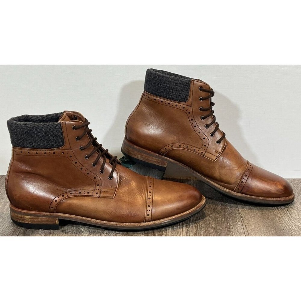 Warfield & Grand * Boots * Grady * Leather * Brown * Men's 12